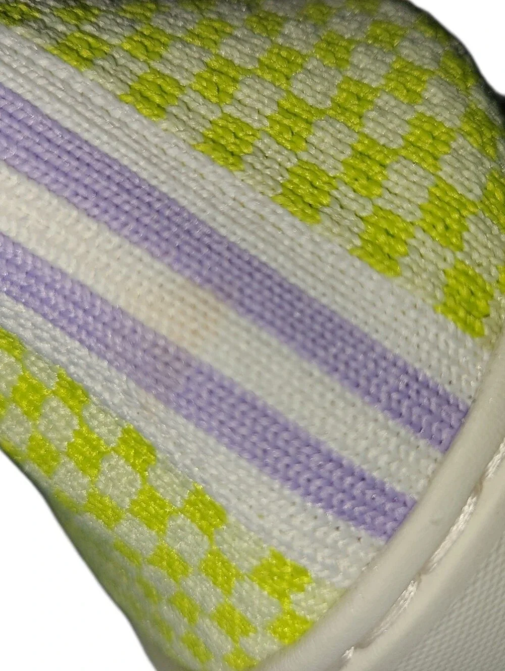Rothy's Slip On Sneakers In Citron Honeycomb Checker Pattern W Size 10